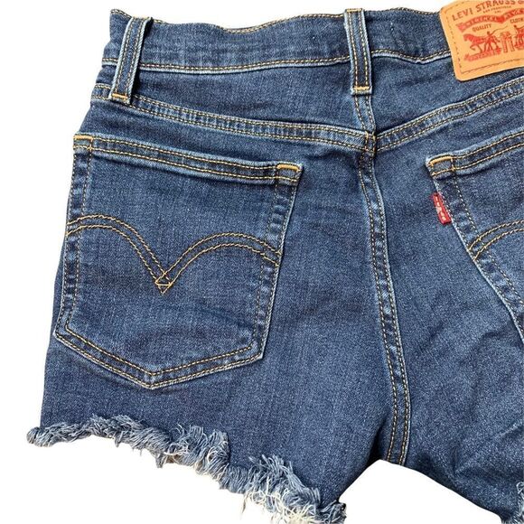 Levi’s Hi Rise Short Cut Off Shorts - Picture 4 of 8